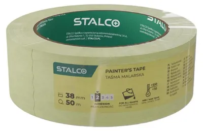 Productafbeelding van Plakband Stalco S042138225 - maskeerpapier - 25 mm x 25 m