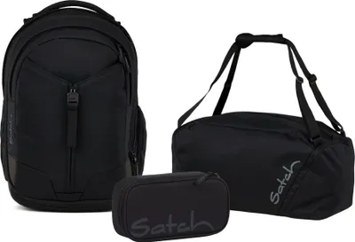 Produktbild von Satch, Schulrucksack-Set MATCH Blackjack 3-teilig, ab 5. Klasse