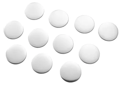 Produktbild von SucceBuy Buttonmaschine-Zubehör 50-tlg. 75 mm Buttonrohlinge Flaschenöffner, mit magnetischer Rückseite, Metallgehäuse, transparenter Mylar-Folie und runden Blanko-Papieren für kreative DIY-Projekte