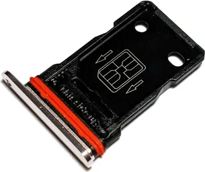 Produktbild von Dual Simkartenhalter für OnePlus 8 (IN2010), Original Ersatzteil, Weiß (Interstellar Glow)