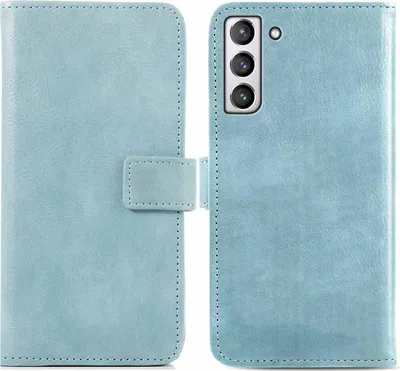 Image de imoshion Bibliothèque Luxe pour le Samsung Galaxy S21 FE - Bleu clair