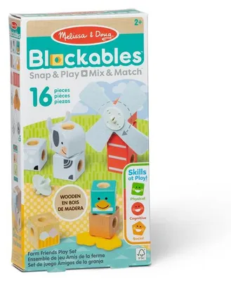 Productafbeelding van Melissa & Doug Blockables bouwset boerderij