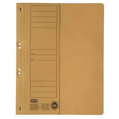 Produktbild von ELBA Ösenhefter 100551878 DIN A4 Vorderd. halb kaufm. Heft. gelb