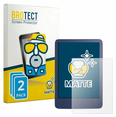 Produktbild von 2x BROTECT Schutzfolie für Amazon Kindle Reader 2022 / 2024 Displayschutz Displayschutzfolie Folie Matt Entspiegelungsfolie