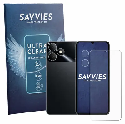 Produktbild von 18x Für realme Note 80 (Display+Kamera) Schutzfolie Savvies Displayschutz Display Schutz Folie Klar Transparent