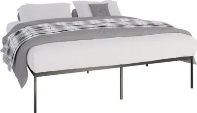 Obrázek produktu pro CLP kovová postel Fargo, černá 200x200x42 cm