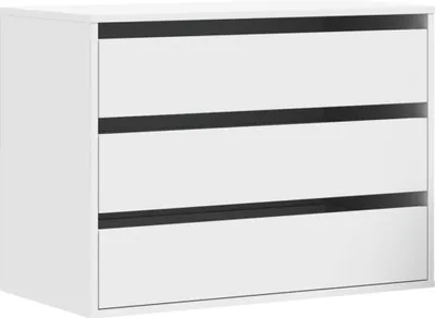 Immagine prodotto di Cassettiera Bianca 80x41x58 cm in Legno Multistrato