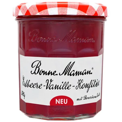 Produktbild von Bonne Maman Erdbeer-Vanille Konfitüre 370 g