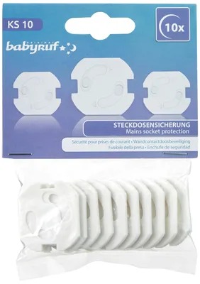 Image de H+H KS 10 Fusible de prise blanc, pack de 10