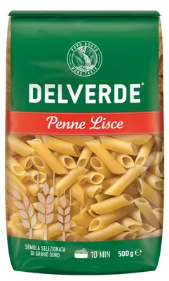Obrázek produktu pro Delverde Selected Durum Wheat Penne Lisce Hartweizennudeln 500g