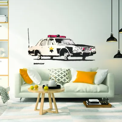 Polizeiauto – Decords Wandtattoo, Produktansicht 1