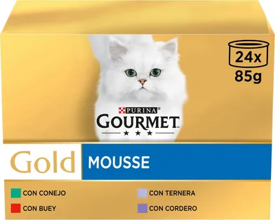 Productafbeelding van GOURMET GOLD MULTI MOUSSE, rundvlees, 24 porties van 85 gram