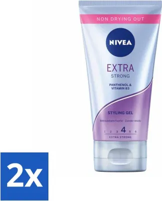 Obrázek produktu pro NIVEA Stylingový gel Extra silná spolehlivá fixace 150 ml - hodnotné balení - 2 kusy
