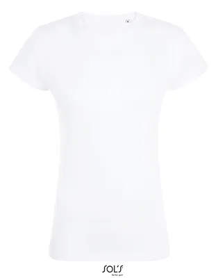 Obrázok produktu pre SOLs 01705 | Dámske tričko Magma / Polyester s prímesou bavlny - Farba: biela - Veľkosť: M