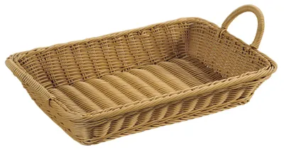 Produktbild von KESPER Brot- und Obstkorb 41 x 29 x 8 cm aus Kunststoffgeflecht / Besteckkorb / Servierkorb