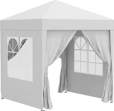Produktbild von Zelt Zubehör Set – Heringe & Abspannseile aus Metall, Oxford-Tragetasche, für Pavillon, Partyzelt & Camping