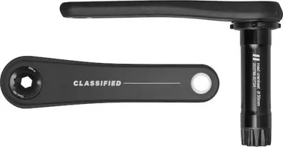 Produktbild von Classified Kurbelgarnitur Gravel 170 mm Schwarz - steife Carbon-Kurbel für me...