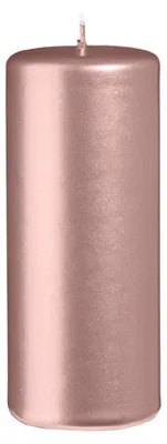 Produktbild von Stumpenkerzen Metallic Matt Taupe Rose 120 x Ø 50 mm, 12 Stück