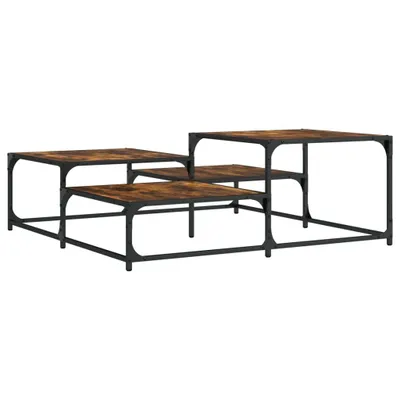 Produktbild von Couchtisch Räuchereiche 107x107x40 cm Holzwerkstoff
