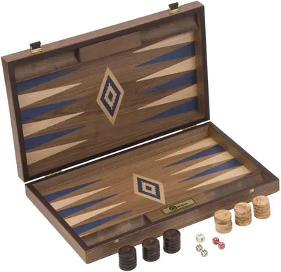 Immagine prodotto di Un elegante set da backgammon in legno di noce