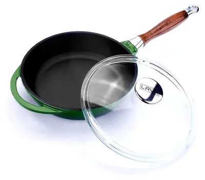 Image de Poêle à frire Lava - 24 cm - 2,0 litres - Fonte - Vert