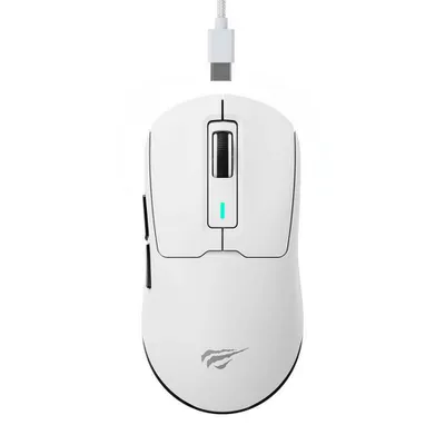 Immagine prodotto di Havit MS969 WB, rechts, Optisch, RF Wireless + Bluetooth + USB Type-C, 16000 DPI, Weiß