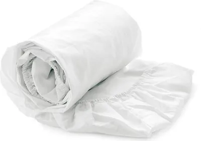 Produktbild von Elementi Spannbettlaken 90x200+40 cm. White