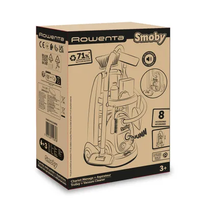 Obrázek produktu pro Smoby Rowenta úklidový vozík, pro děti od 3 let