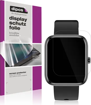 Produktbild von 2x Schutzfolie für Fireboltt Ninja Call 2 klar Displayschutzfolie Folie Display