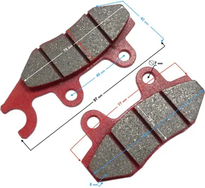 Produktbild von Vordere Bremsbeläge für das Moped TZR50N