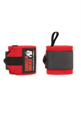 Produktbild von Gorilla Wear Handgelenkbandagen Ultra - Schwarz/Rot