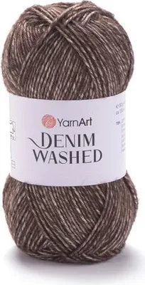 Produktbild von Yarn Art Denim Washed 917 Dark Brown Strickgarn