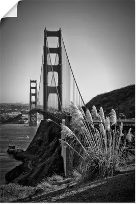 Produktbild von ARTland Poster San Francisco Golden Gate Bridge I Größe: 80x120 cm