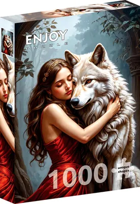 Produktbild von Enjoy Puzzle Lady and the Wolf (1000)
