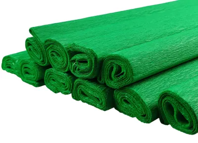 Produktbild von Netuno 10 Rollen Krepppapier Grün 200 x 50 cm Floristenkrepp Bastelkrepp