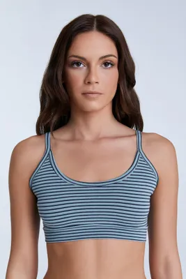 Produktbild von Nachhaltiges Sport-Bustier aus weicher Biobaumwolle mit sportlicher Passform und breitem Bündchen