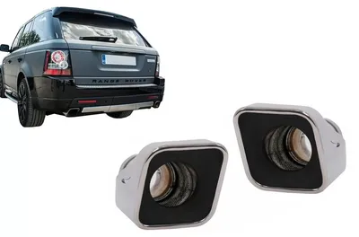 Produktbild von Auspuff Schalldämpfer-Tipps für Sport L320 2005-2013 Autobiographie Look Benzin.
