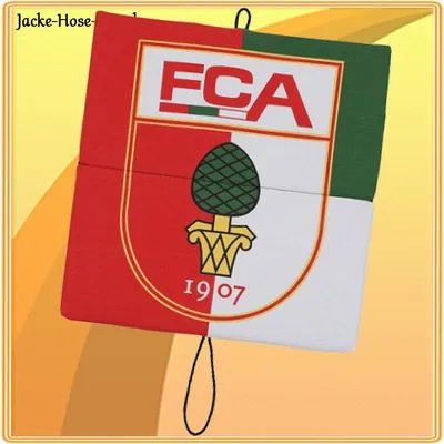 Produktbild von Sitzkissen Klappkissen Kissen FC Augsburg Wappen Logo FCA Gr. 33x33cm