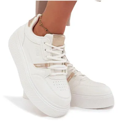 Zdjęcie produktu dla Damskie Sneakersy Na Platformie Big Star SS274359 Białe 40