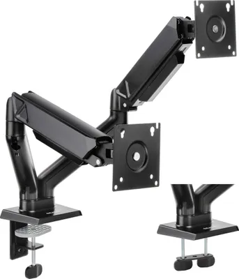 Immagine prodotto di SENSE7 HANG DOUBLE monitor mount Braccio porta monitor per monitor PC e TV da 17-32 pollici Ruotabile e regolabile in altezza con rotazione di 360° VESA