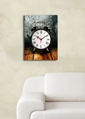 Produktbild von Opviq, 3040CS- CLA1626, Bunt, Wanduhren, 30 x 40, 100% Wildleder -Leinwand