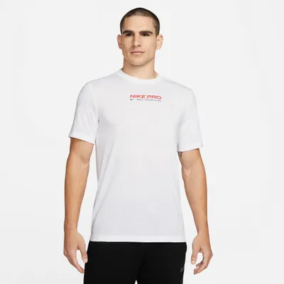 Produktbild von Nike M Nk Df Tee Db Nk Pro White Xl