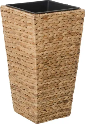 Immagine prodotto di Vaso da fiori ASIA in giacinto d'acqua naturale 28x28x60 cm
