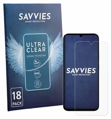 Produktbild von 18x Für Xiaomi Poco C85x Schutzfolie Savvies Displayschutz Display Schutz Folie Klar Transparent