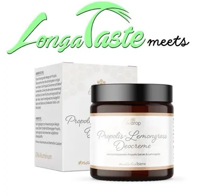 Immagine prodotto di bedrop Crema deodorante alla propoli / deodorante solido alla citronella - 30ml