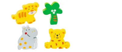 Obrázok produktu pre Goki 57809, 8 kusov, Zvieratá, 2 rok / roky