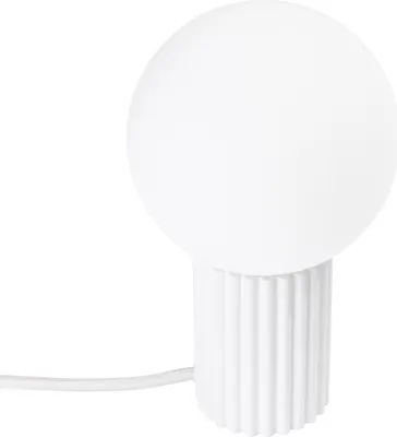 Produktbild von Tischlampe HALO weiß 1xG9 8W Aluminium/Glas 19x12x12cm Sollux Lighting