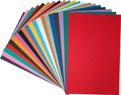 Produktbild von EDUPLAY 200-047 Moosgummi Platten, 20er Set ca. A4 20x30cm, mehrfarbig (1 Set)