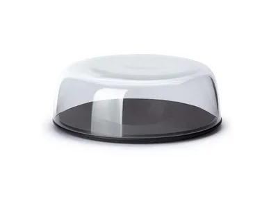 Produktbild von Continenta Käsedeckel aus Glas mit Schneidebrett DURACORE 22 cm