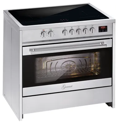 Produktbild von GURARI Induktions-Standherd GCH E 913 X, Induktions Standherd 90 cm/ FLEX ZONE/ Booster/ Range Coocker / 121L